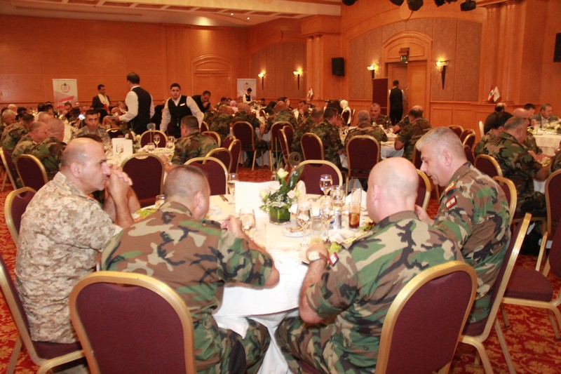 Lunch for the Casualties of Lebanese Army 